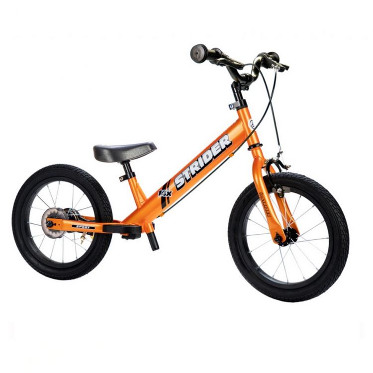 Strider 14X Sport Bicicleta Balance Naranja Freno Manual