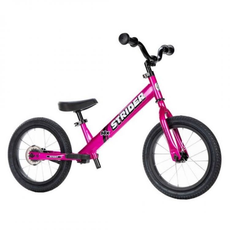 Strider 14X Sport Bicicleta Balance Fucsia Freno Contrapedal